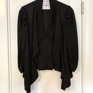 Bebe black blazer cardigan medium
